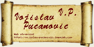 Vojislav Pucanović vizit kartica